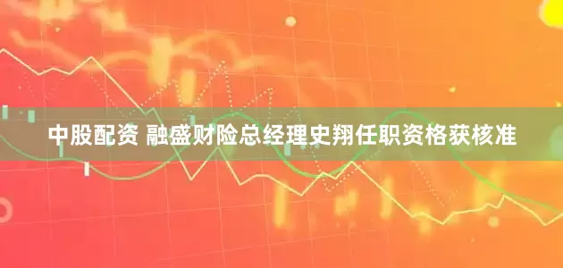 中股配资 融盛财险总经理史翔任职资格获核准